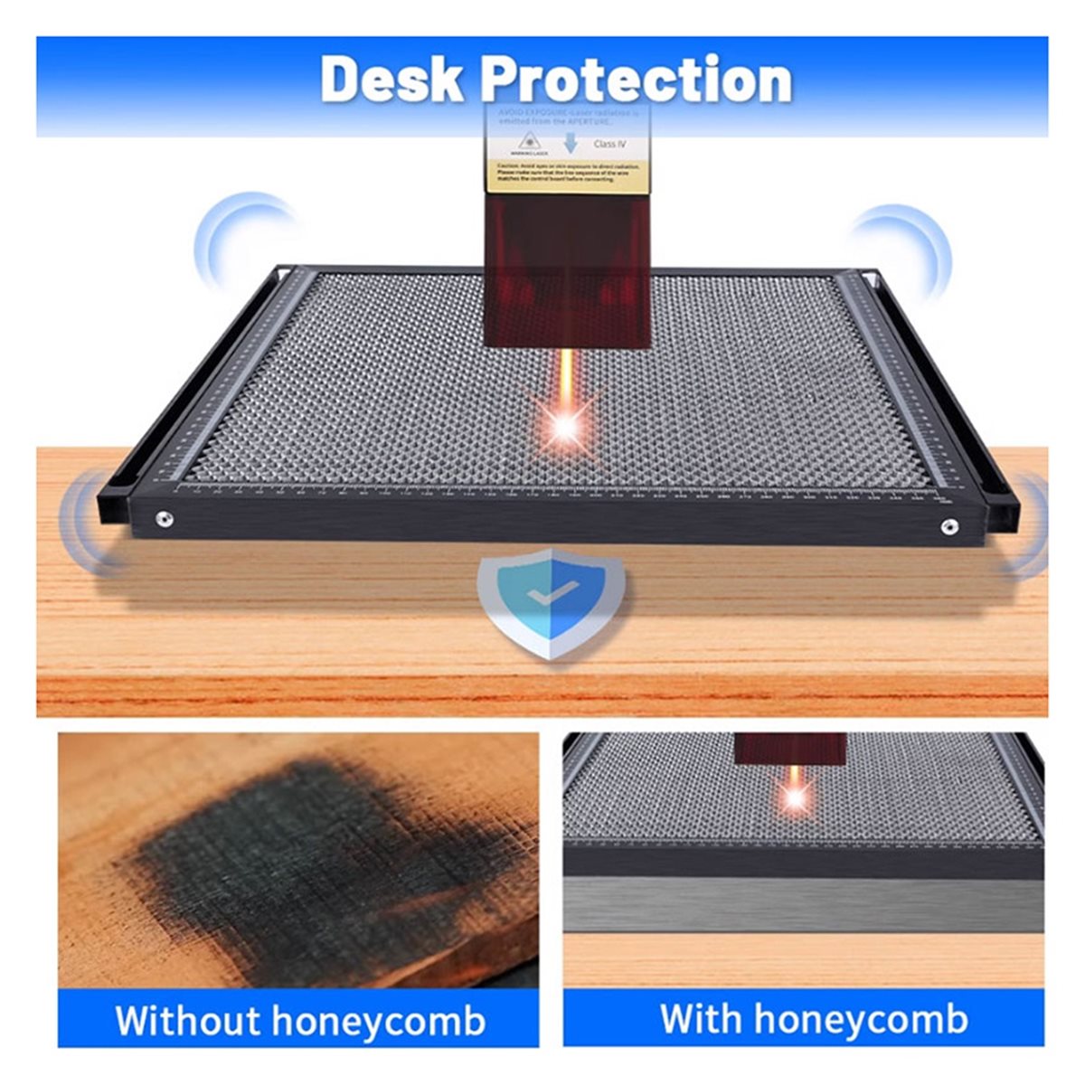Honeycomb Laser Bed - Laser Honingraat Werktafel voor Lasergraveermachine 300x200mm