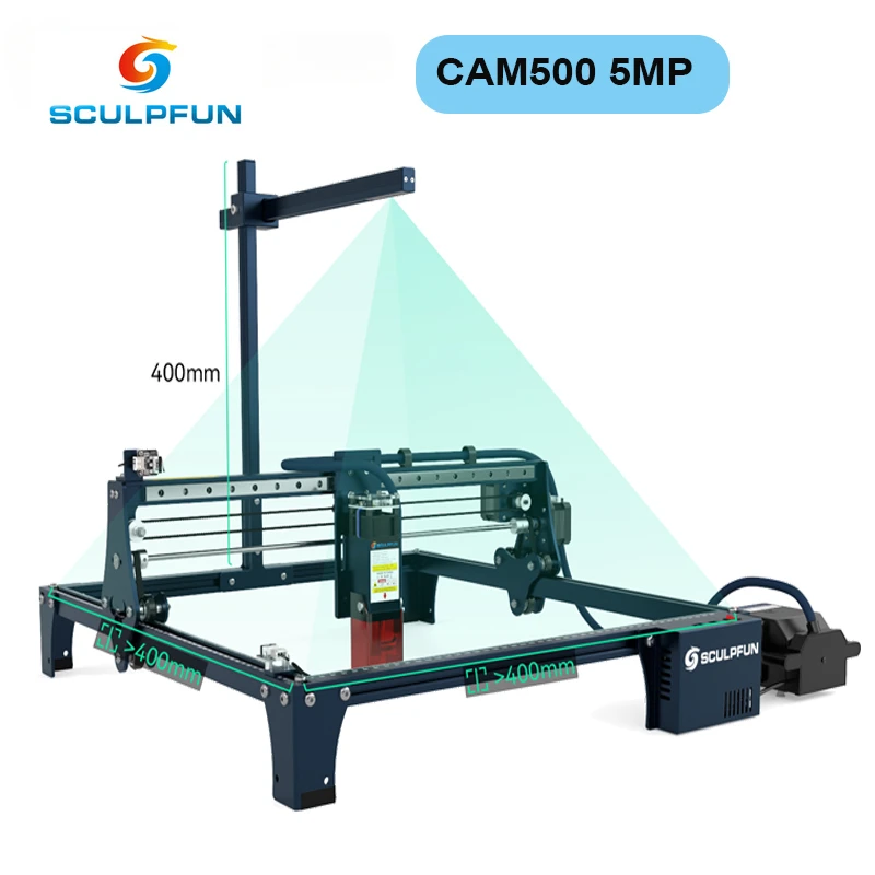 Industrial Laser Engraver - SCULPFUN CAM500 Lightburn Camera Nauwkeurige positionering