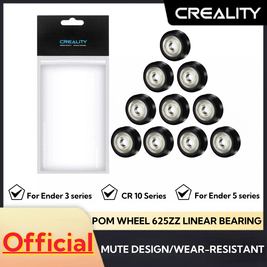 Creality Printer Ender 3 - Creality 3D-printer POM-wiel, kunststof katrol, 625zz