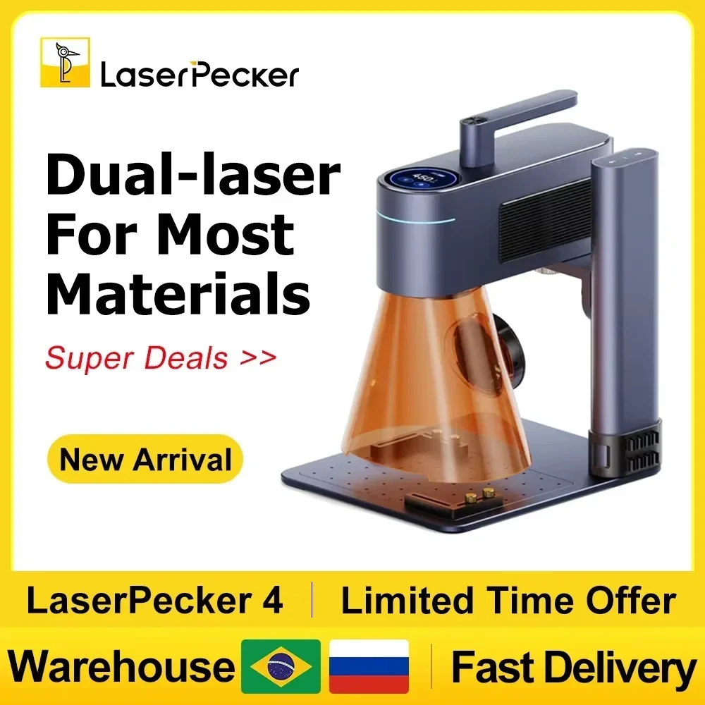 Industrial Laser Engraver - LASERPECKER 4 LP4 lasergraveermachine voor alle