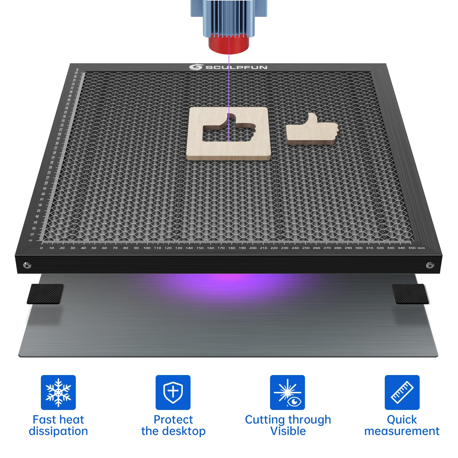Honeycomb Laser Bed - Lasergraveerder Werkbed Honingraat Werktafel voor CO2