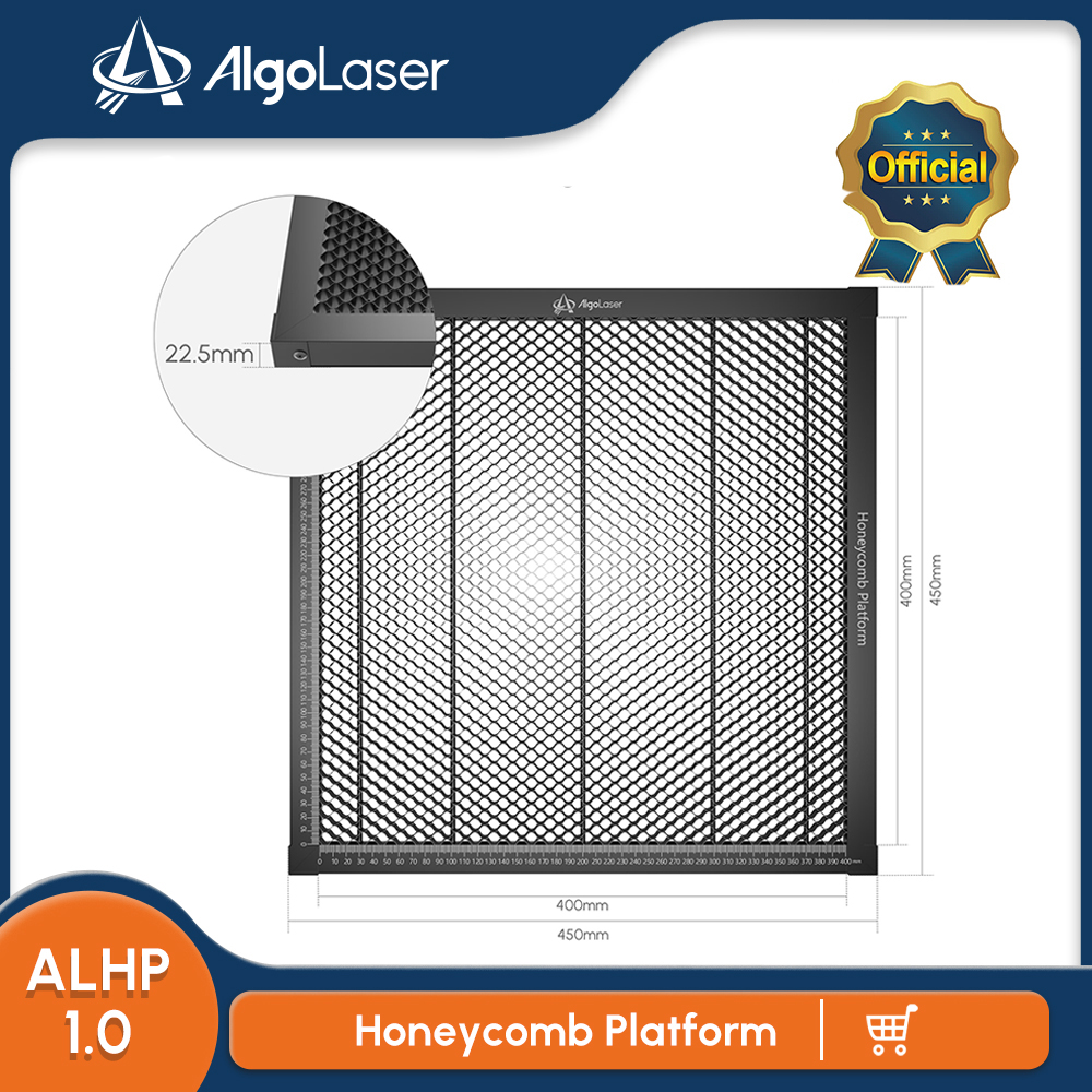 AlgoLaser 40x40cm stalen honin - Honeycomb Laser Bed recensie en prijs